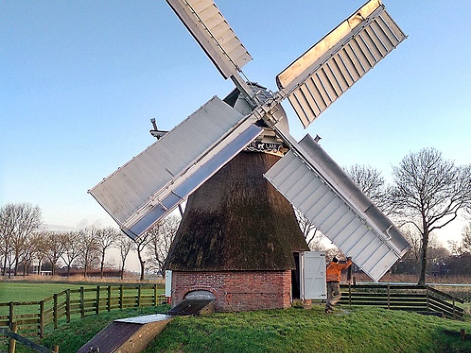 Molen 't Witte Lam te Groningen